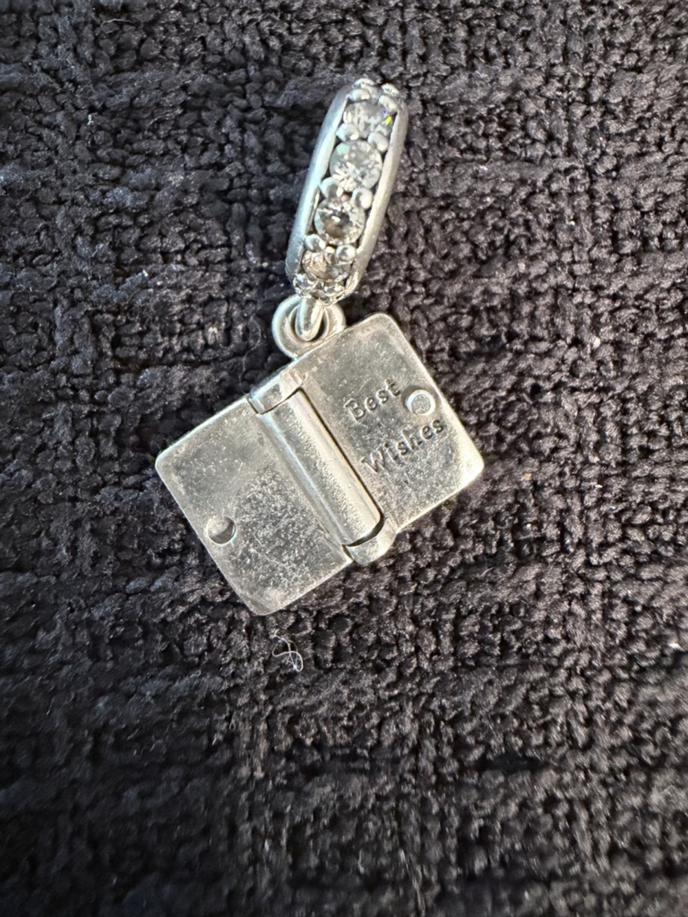 Pandora Silver 'Happy Birthday' Book Locket Charm - Picture 2 of 4